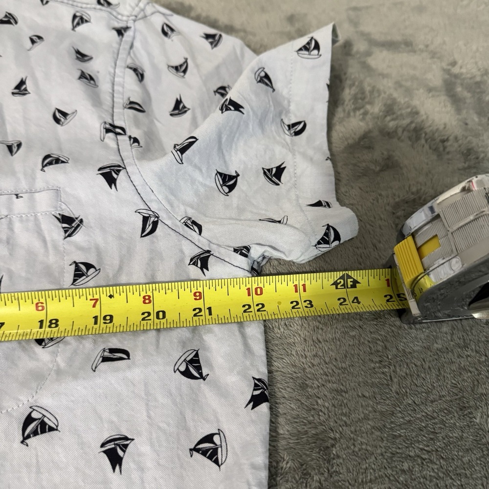 Sovereign Code Sailboat Button Down‎ Flamingo Fli… - image 8